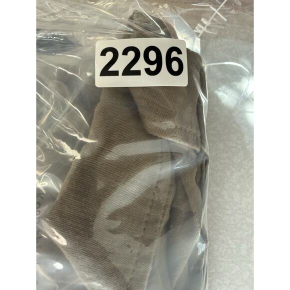 Line the Label Olive Green Utility Jacket Belted Button Down Size Small - Picture 15 of 15